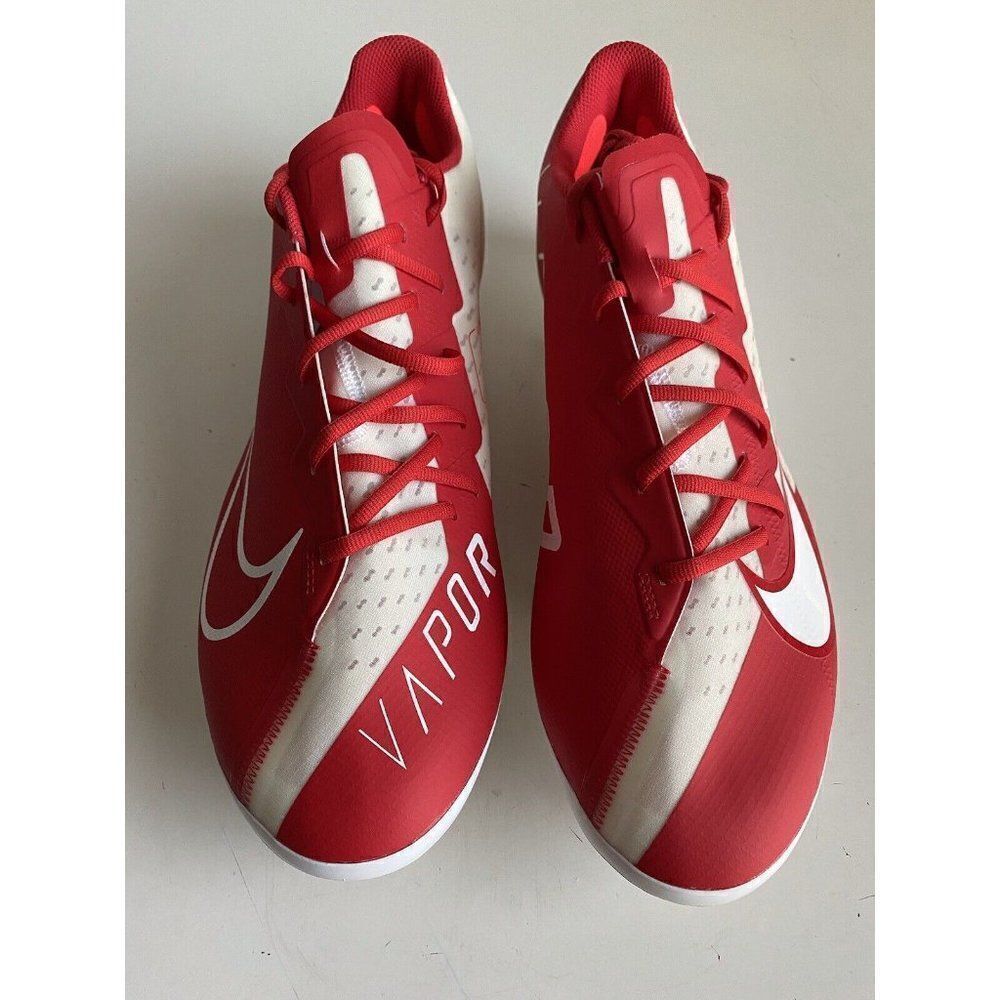 Nike React Vapor Ultrafly Elite 4 Red White Cleat… - image 2